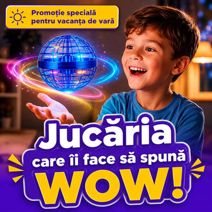 Dronă Zburătoare cu LED — Distracție Fără Ecran, Fără Telecomandă