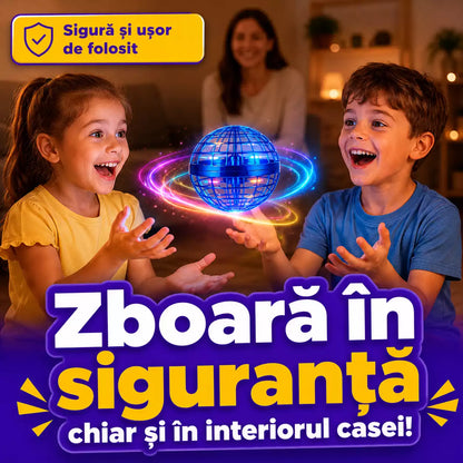 Dronă Zburătoare cu LED — Distracție Fără Ecran, Fără Telecomandă