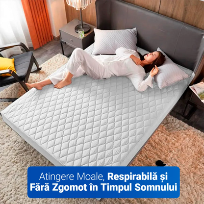 SoftRest - Protector de Saltea Premium cu Microfibră Respirabilă + 2 Fețe | Pentru Saltele Înalte Până la 40cm | Ofertă Specială